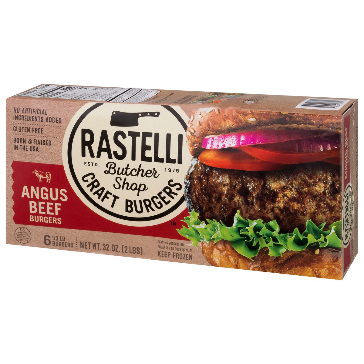 slide 5 of 12, Rastelli Butcher Shop Craft Burger Black Angus Steak Burger - 32 OZ, 