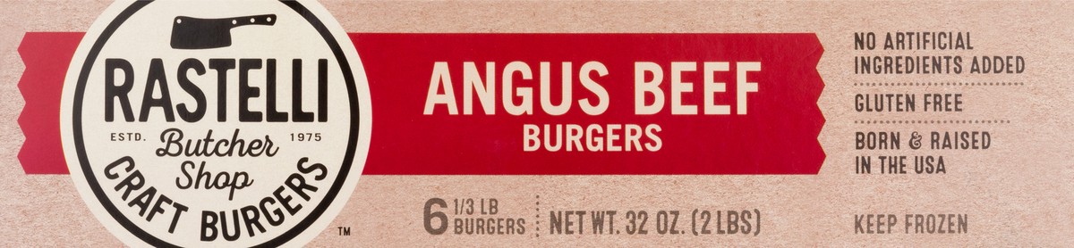 slide 9 of 12, Rastelli Butcher Shop Craft Burger Black Angus Steak Burger - 32 OZ, 