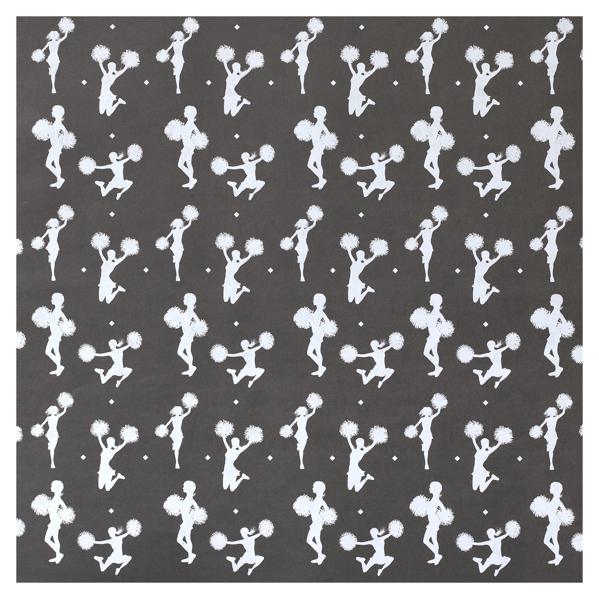 slide 4 of 4, Black & White Cheer Cardstock By Recollections, 12" X 12", 12 in x 12 in