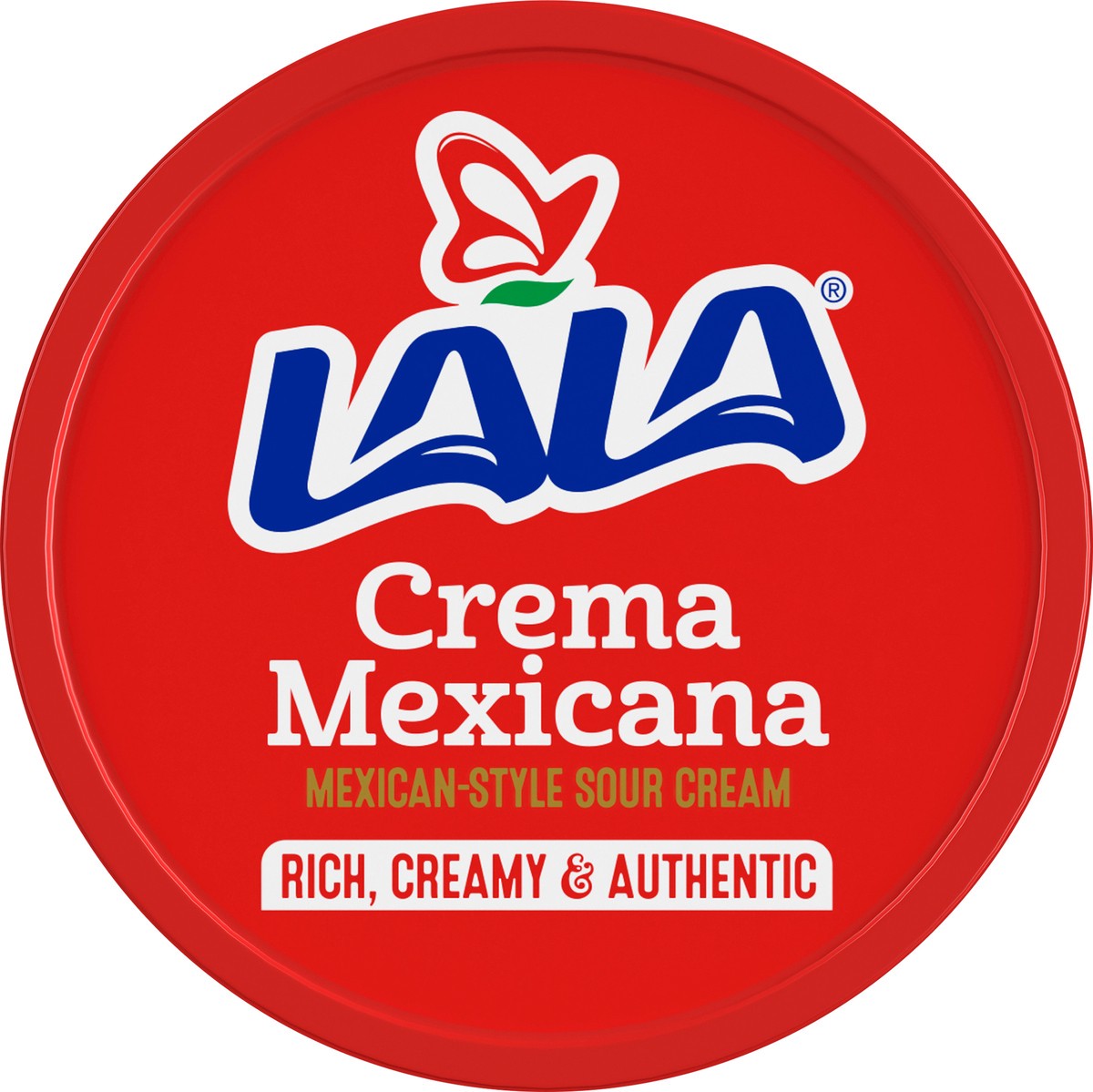 slide 2 of 11, LALA Crema Mexicana Sour Cream, 24 oz