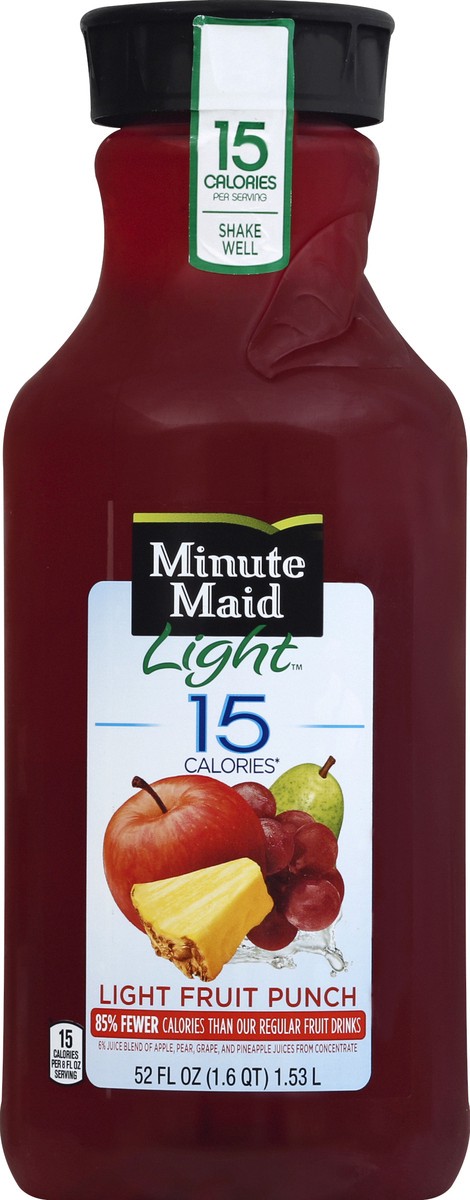 slide 4 of 4, Minute Maid Light Fruit Punch, 52 fl oz