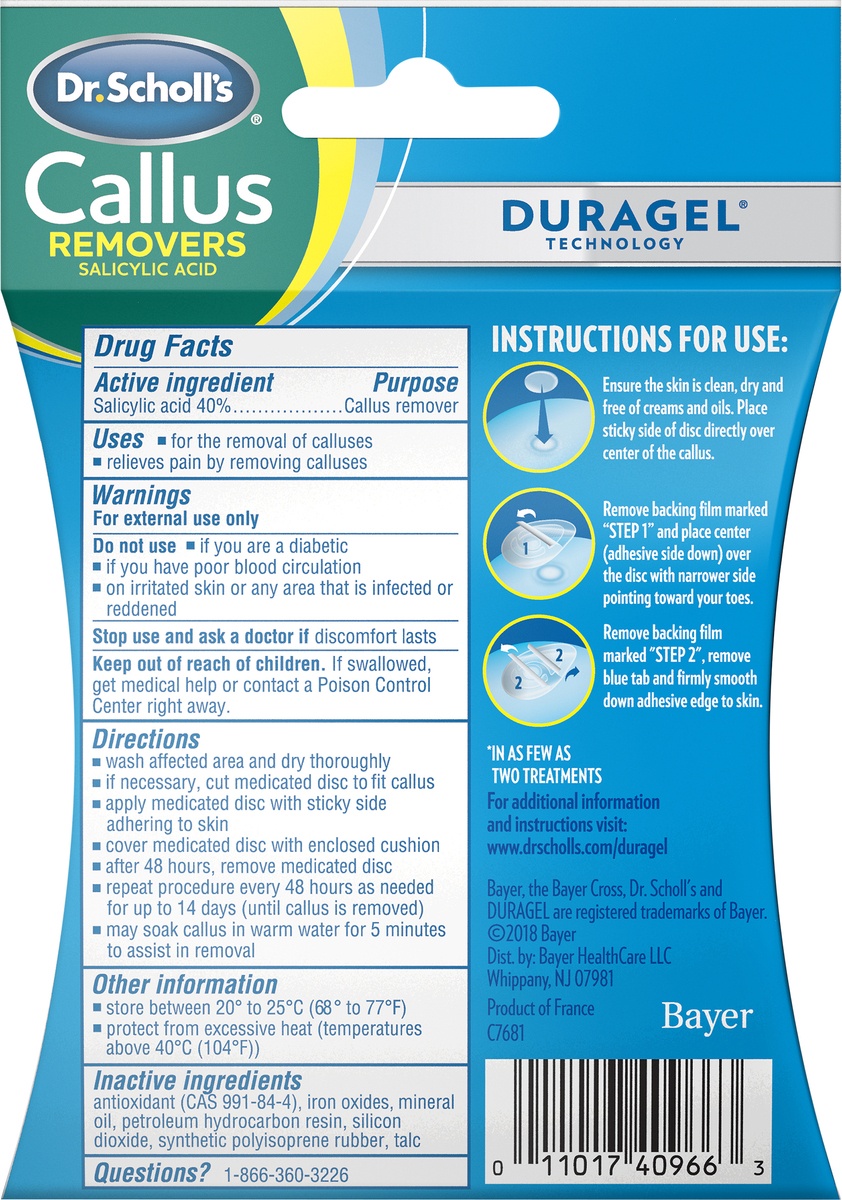 slide 6 of 7, Dr. Scholl's Salicylic Acid Callus Remover Cushion, 4 ct