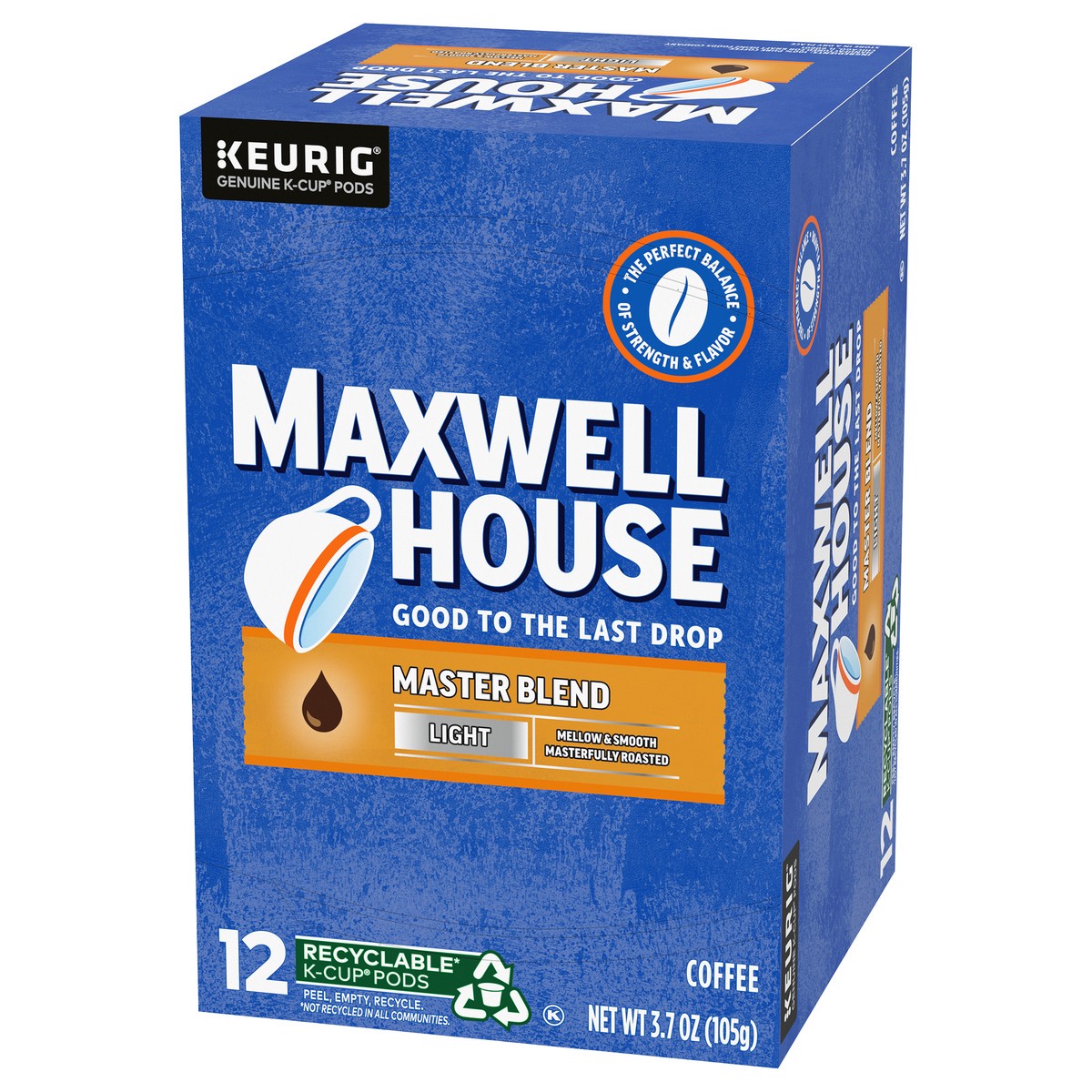 slide 2 of 9, Maxwell House Master Blend Mild Roast K-Cup Coffee Pods, 12 ct Box, 12 ct