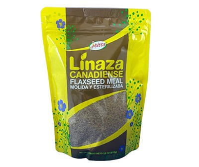 slide 1 of 1, Ibitta Flaxseed Meal, 18 oz