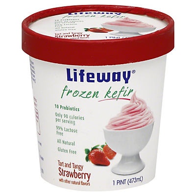 slide 1 of 1, Lifeway Frozen Strawberry Kefir, 1 pint