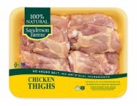 slide 1 of 1, Sanderson Farms Skin Up Chicken Thighs, per lb