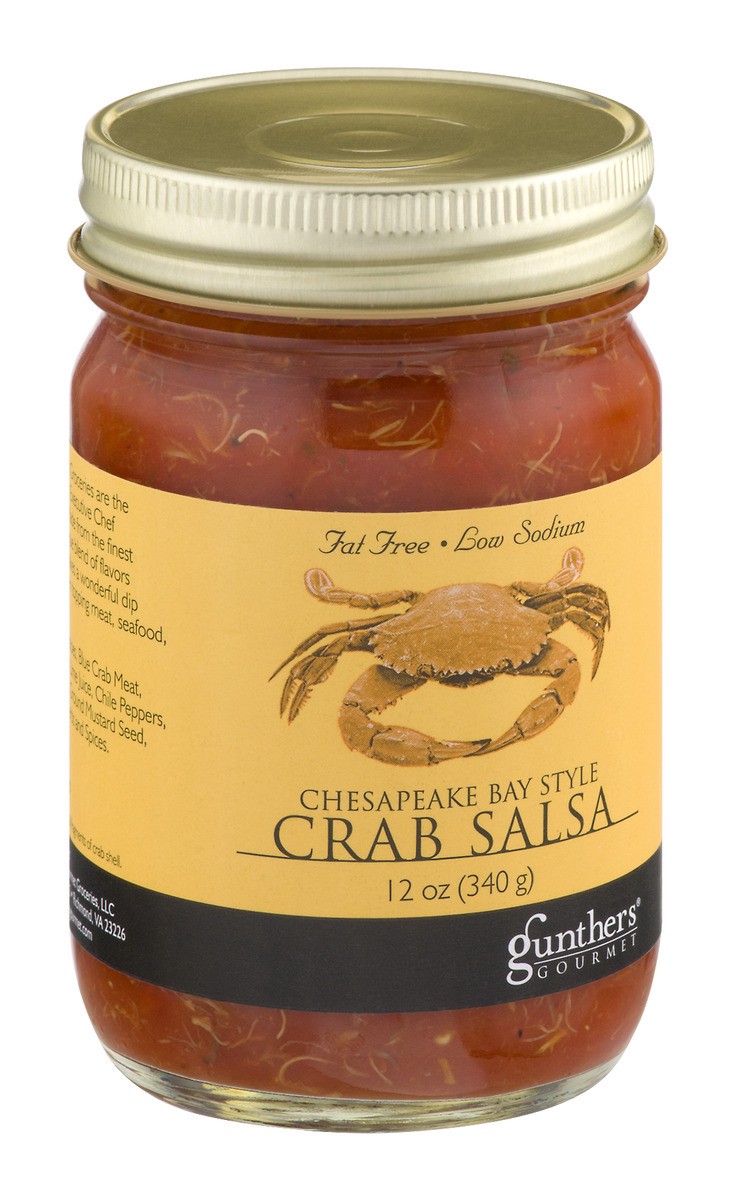 slide 7 of 9, Gunther's Gourmet Chesapeake Bay Style Crab Salsa 12 oz, 12 oz