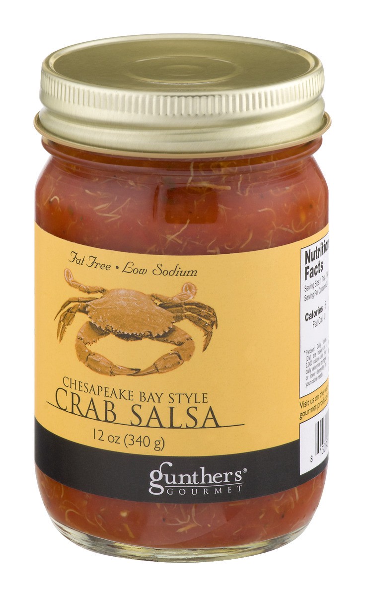 slide 8 of 9, Gunther's Gourmet Chesapeake Bay Style Crab Salsa 12 oz, 12 oz