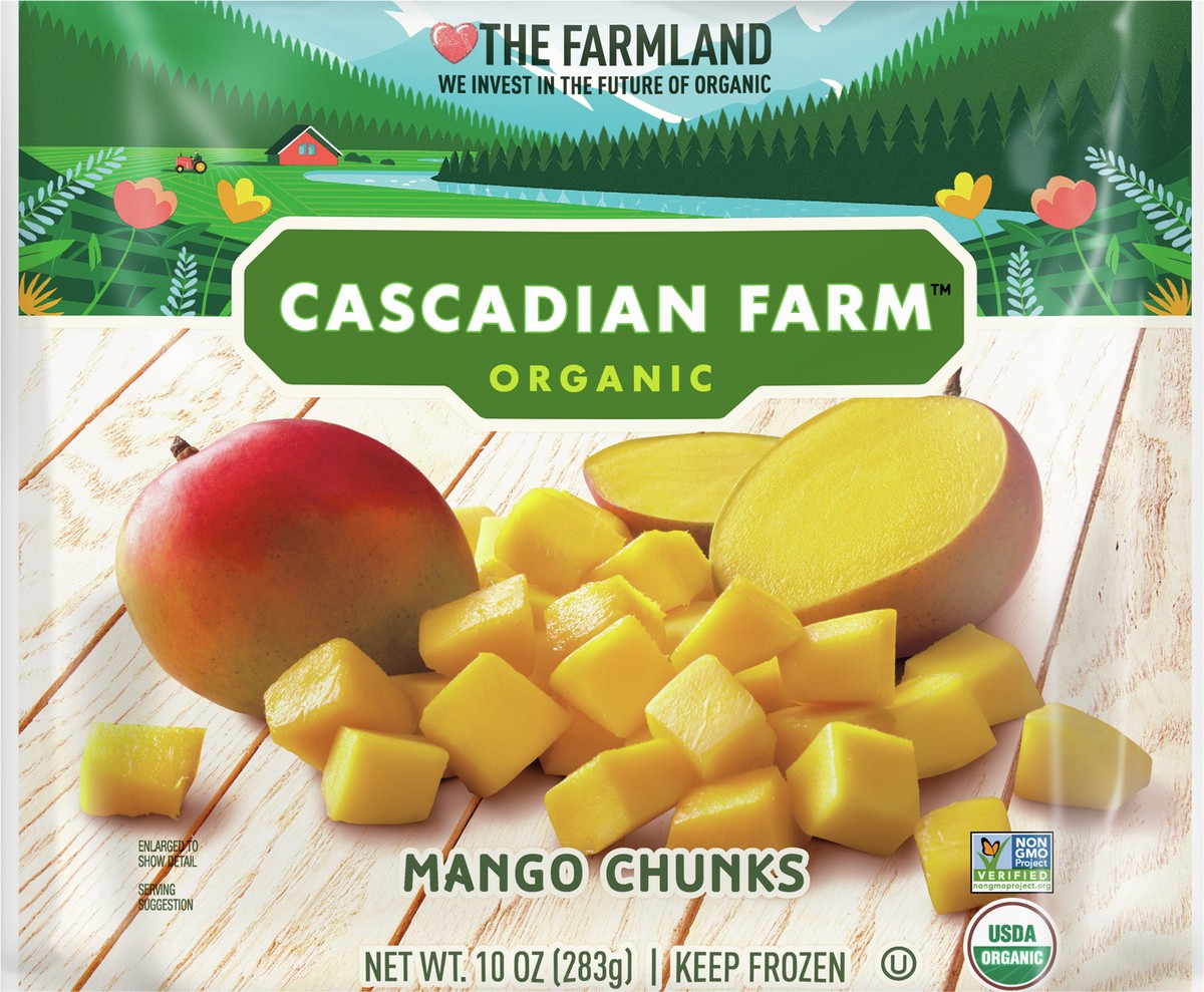 slide 7 of 9, Cascadian Farm Organic Mango Chunks, 10 oz