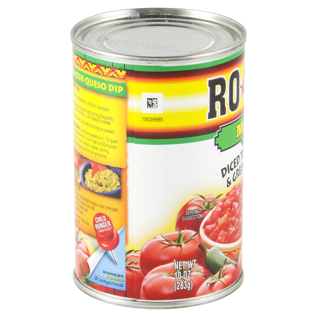 slide 4 of 4, Rotel Diced Tomatoes & Green Chilies Mild, 10 oz