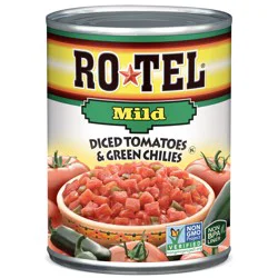 Rotel Diced Mild Tomatoes & Green Chilies 10 oz