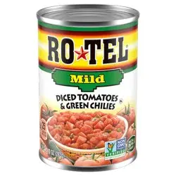Rotel Diced Mild Tomatoes & Green Chilies 10 oz