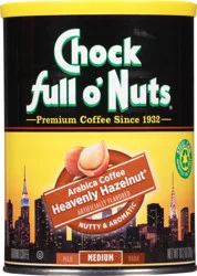 Chock full o'Nuts Medium Arabica Heavenly Hazelnut Ground Coffee 10.2 oz