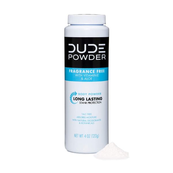 slide 1 of 1, DUDE Fragrance Free Powder, 4 oz