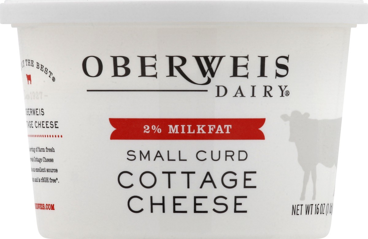 slide 1 of 13, Oberweis Small Curd 2% Milkfat Cottage Cheese 16 oz, 16 oz