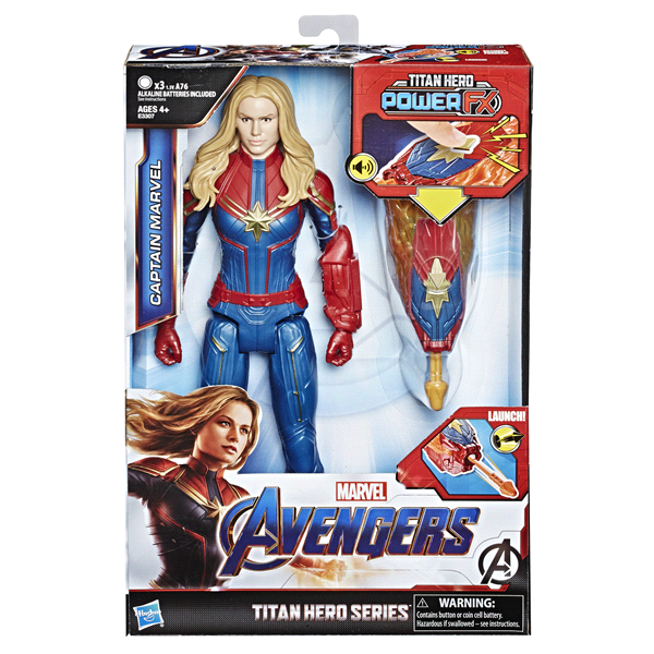 slide 1 of 14, Marvel Avengers Endgame Titan Hero Series Captain Marvel Action Figure, 1 ct