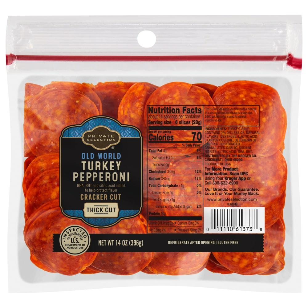 Private Selection Old World Turkey Pepperoni 14 oz Shipt