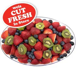 Weis Fresh Cut Strawberry, Kiwi, & Blueberry