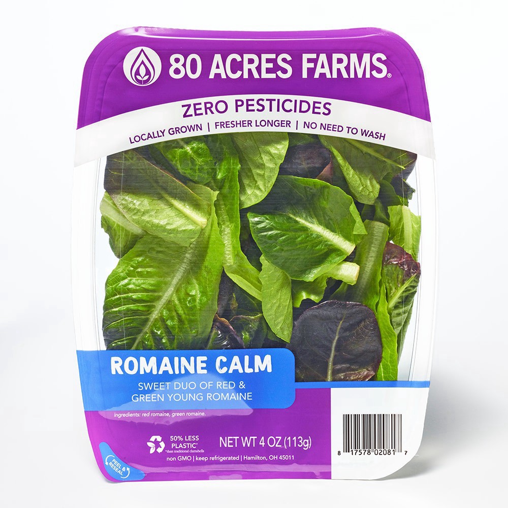 slide 2 of 3, 80 Acres Romaine Calm, 4 oz