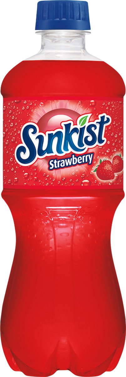 slide 3 of 3, Sunkist Strawberry Soda- 20 fl oz, 20 fl oz