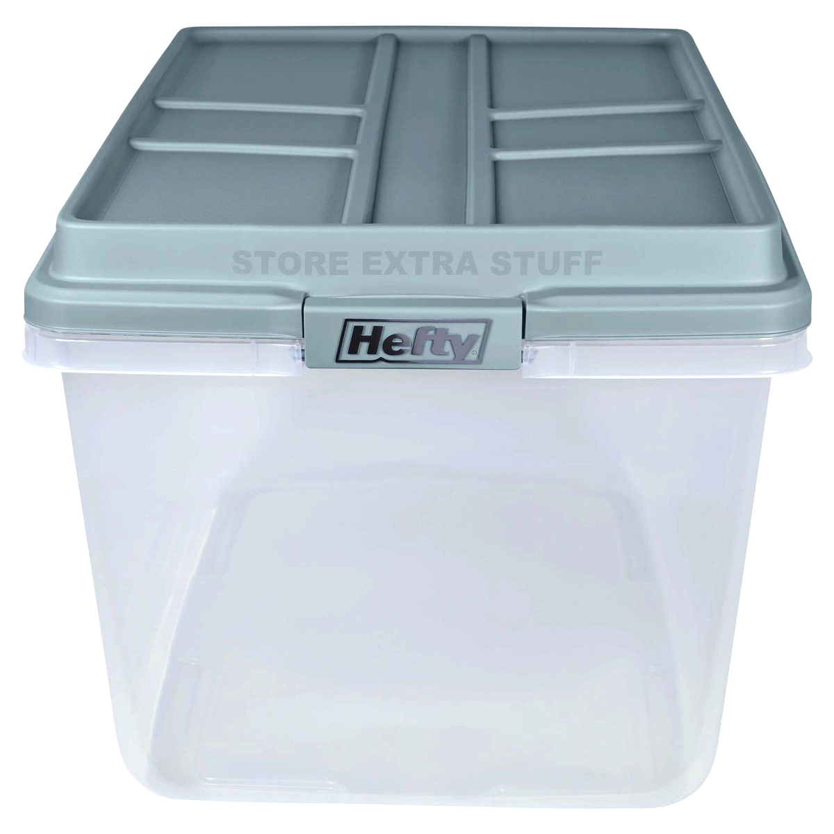 slide 3 of 5, Hefty HI RISE Storage Bin, 72 qt