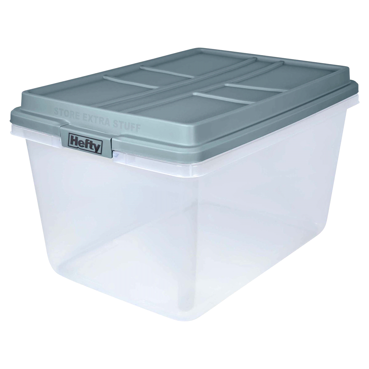 slide 1 of 5, Hefty HI RISE Storage Bin, 72 qt