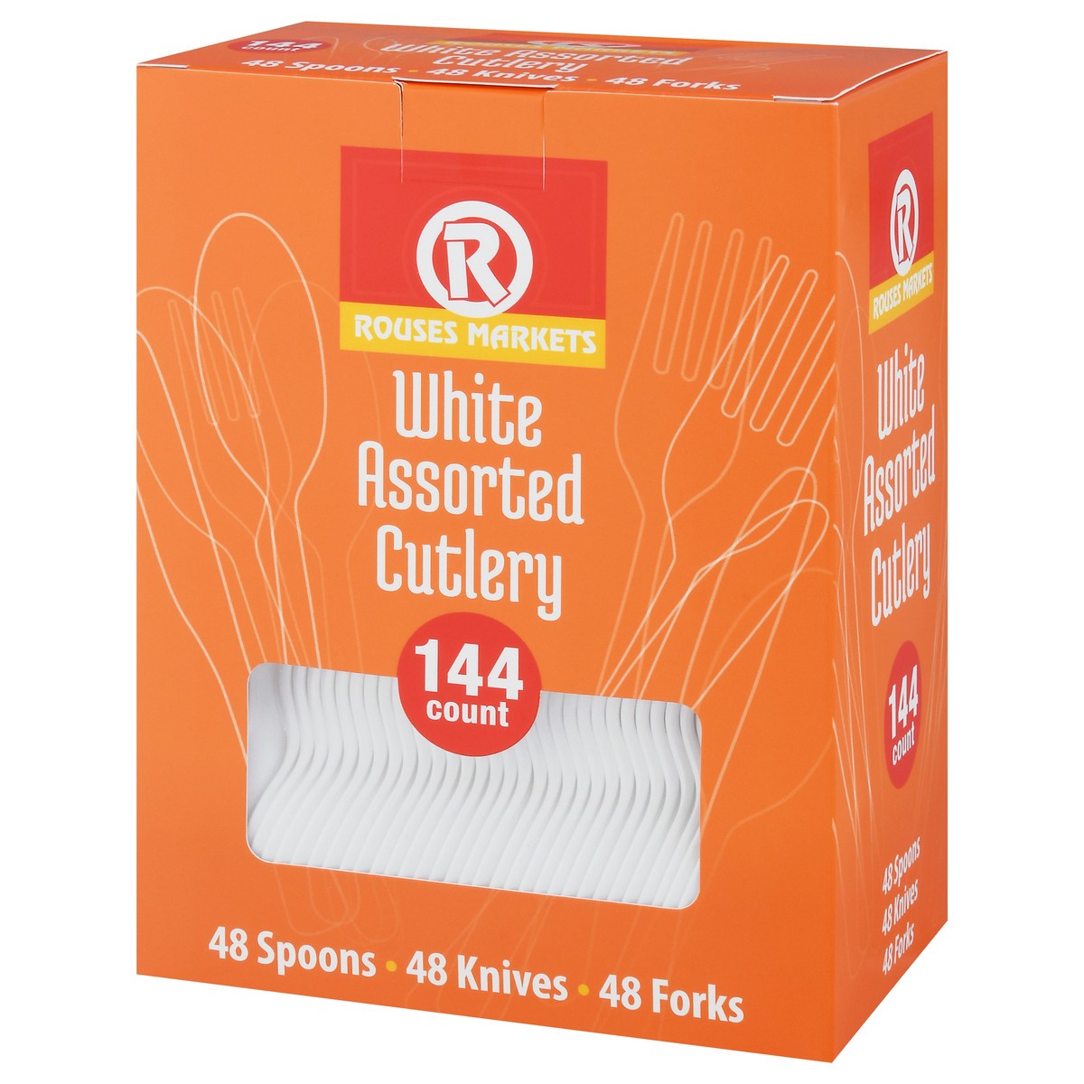 slide 2 of 8, Rouses Markets Rous Asst Hd Cutlery, 144 ct