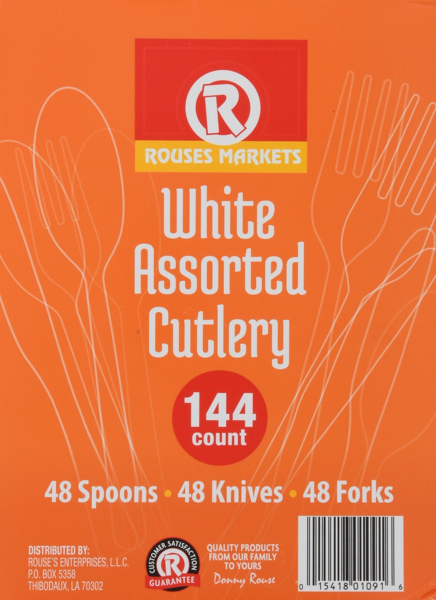 slide 5 of 8, Rouses Markets Rous Asst Hd Cutlery, 144 ct