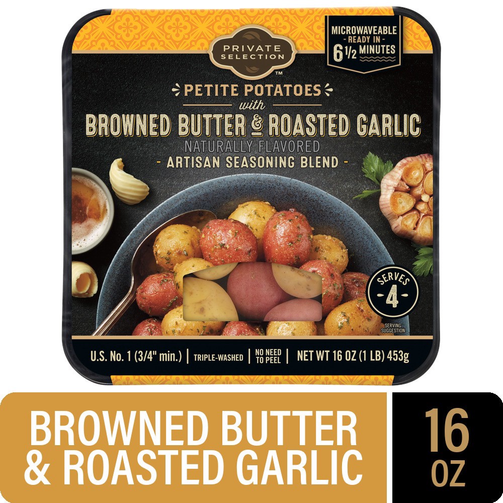 slide 1 of 3, Private Selection Brown Butter & Garlic Potato Tray, 16 oz