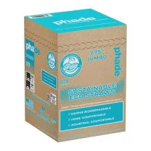 Phade Straw 7.75" Jumbo Wrapped