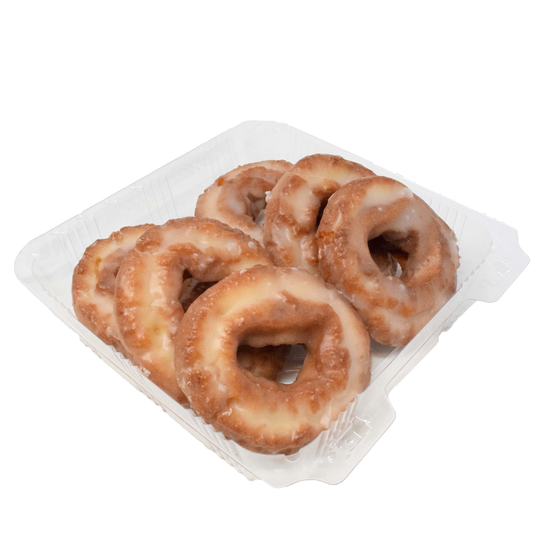 slide 1 of 1, H-E-B Bakery Sour Cream Glazed Donuts, 6 ct