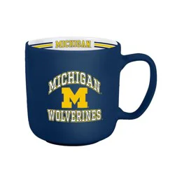 NCAA Michigan Wolverines Stripe Mug - 15 oz
