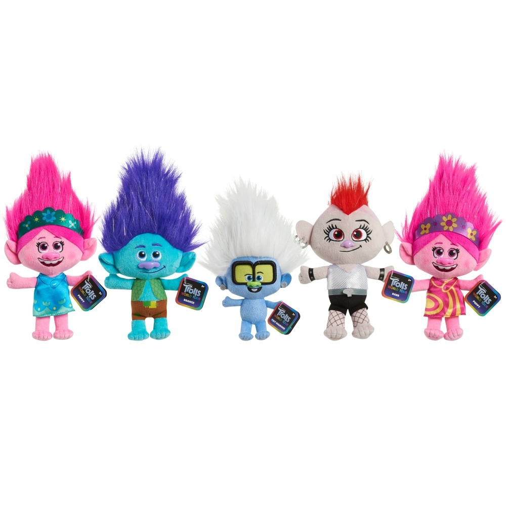 slide 1 of 1, Just Play Trolls World Tour Small Plush - Assorted, 1 ct