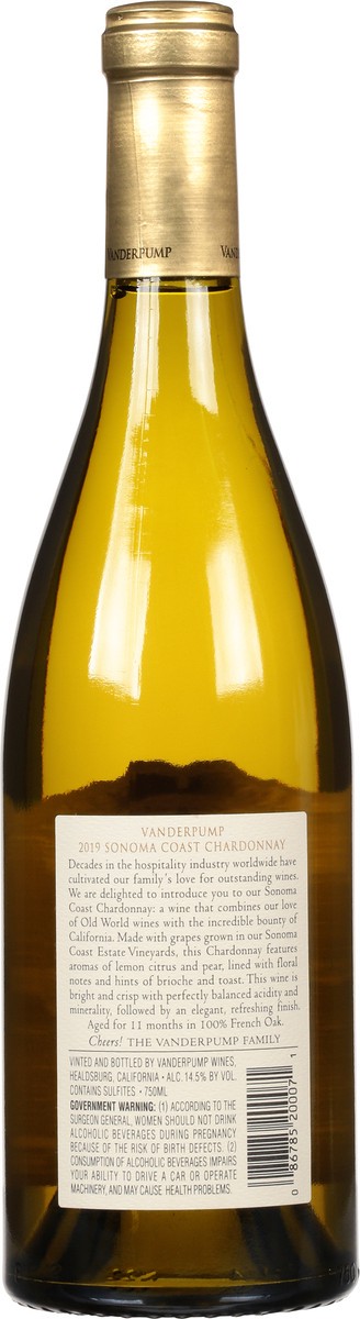 slide 7 of 7, Vanderpump California Chardonnay, 750ml, 750 ml