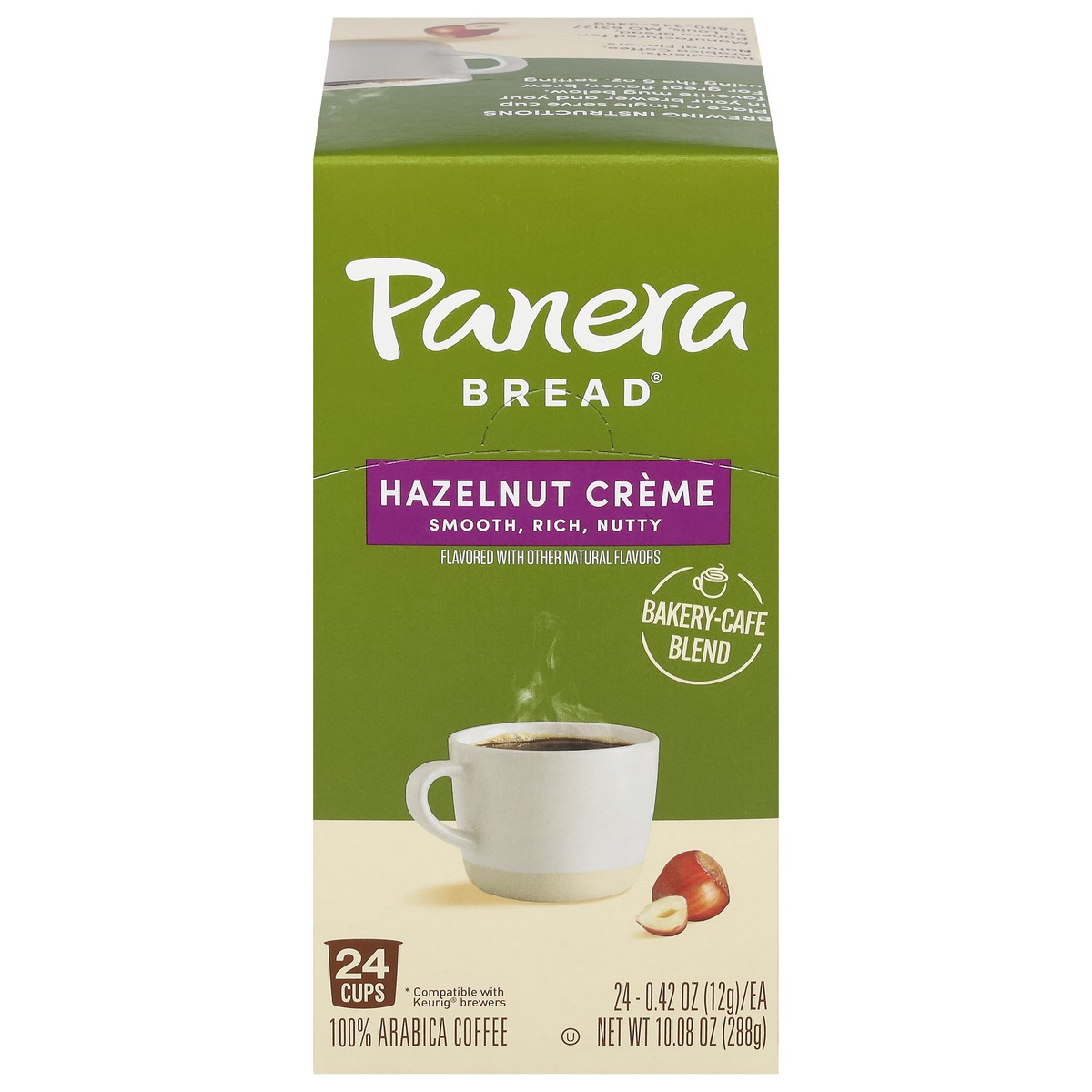 slide 4 of 4, Panera Bread 100% Arabica Hazelnut Creme Coffee 24 - 0.42 oz ea, 24 ct