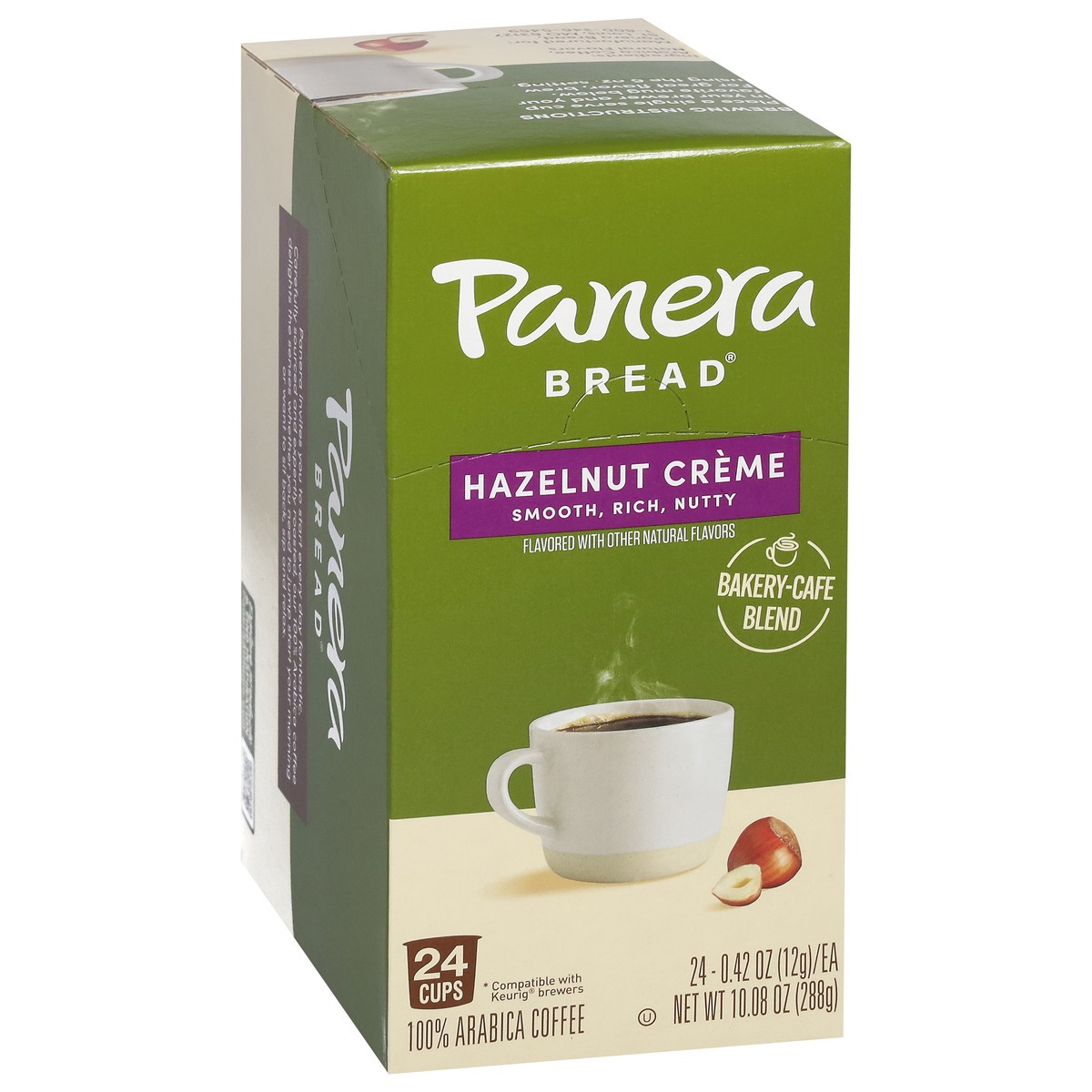 slide 2 of 4, Panera Bread 100% Arabica Hazelnut Creme Coffee 24 - 0.42 oz ea, 24 ct
