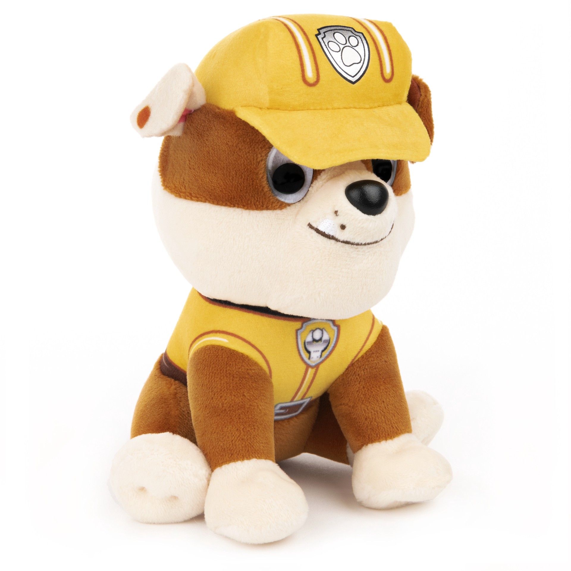 slide 3 of 4, GUND Paw Patrol Rubble in Signature Construction Uniform For Ages 1 and Up, 6", 1 cnt