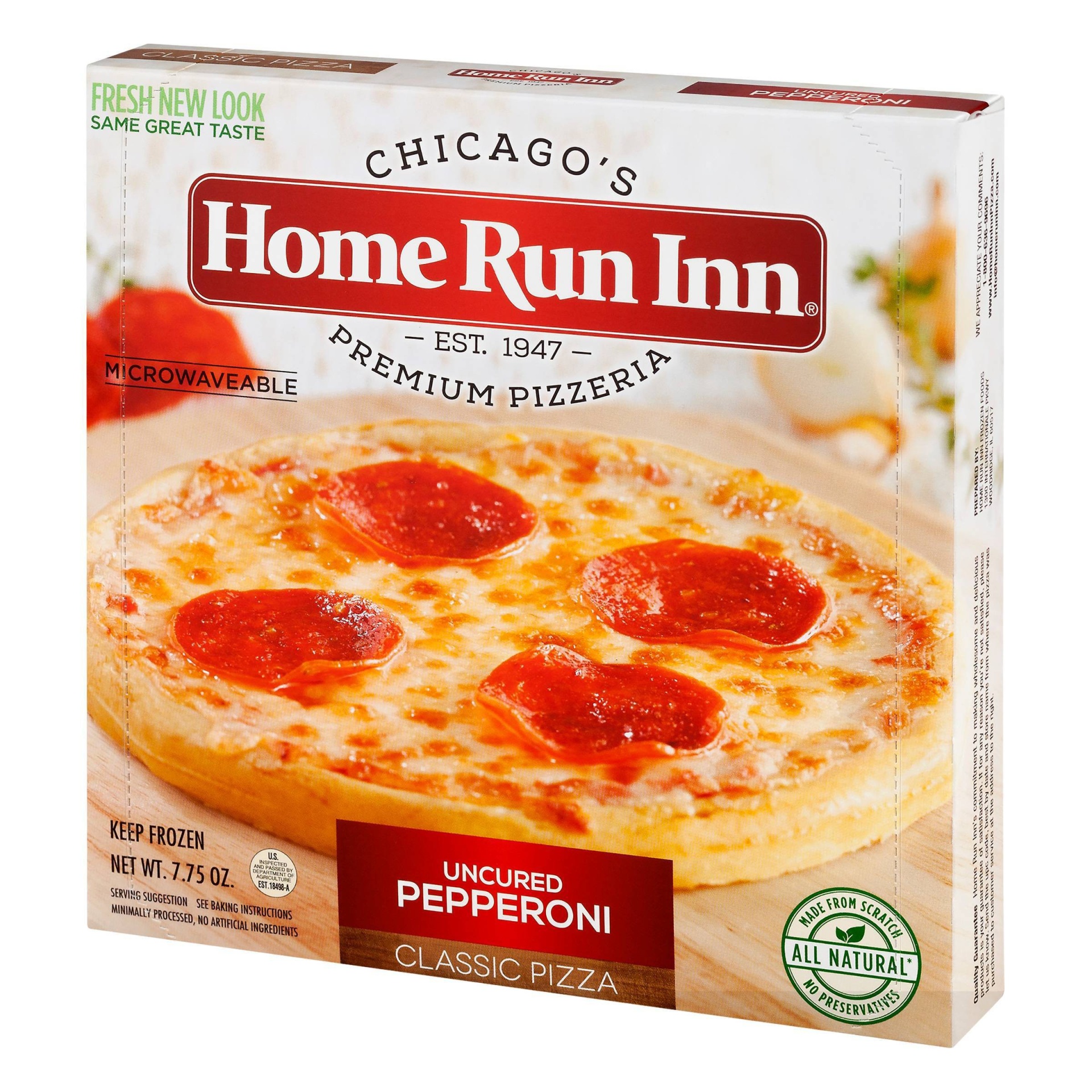 slide 1 of 1, Home Run Inn Uncured Pepperoni Pizza, 7.75 oz