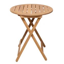 ROOM & RETREAT Acacia Wood Folding Bistro Table