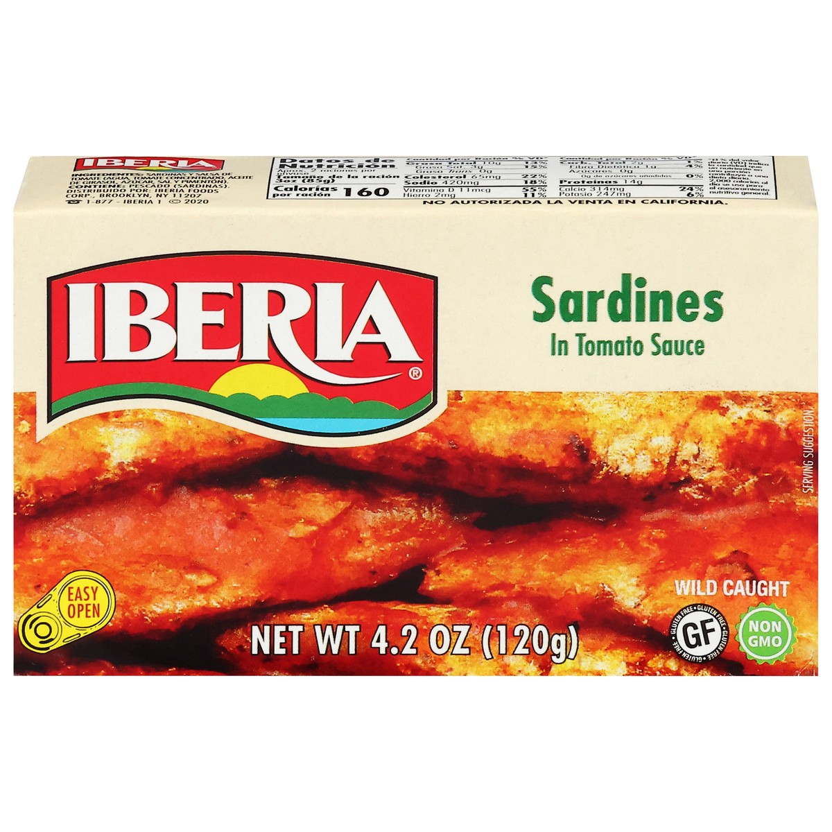 slide 1 of 5, Iberia Sardines in Tomato Sauce 4.2 oz, 4.2 oz