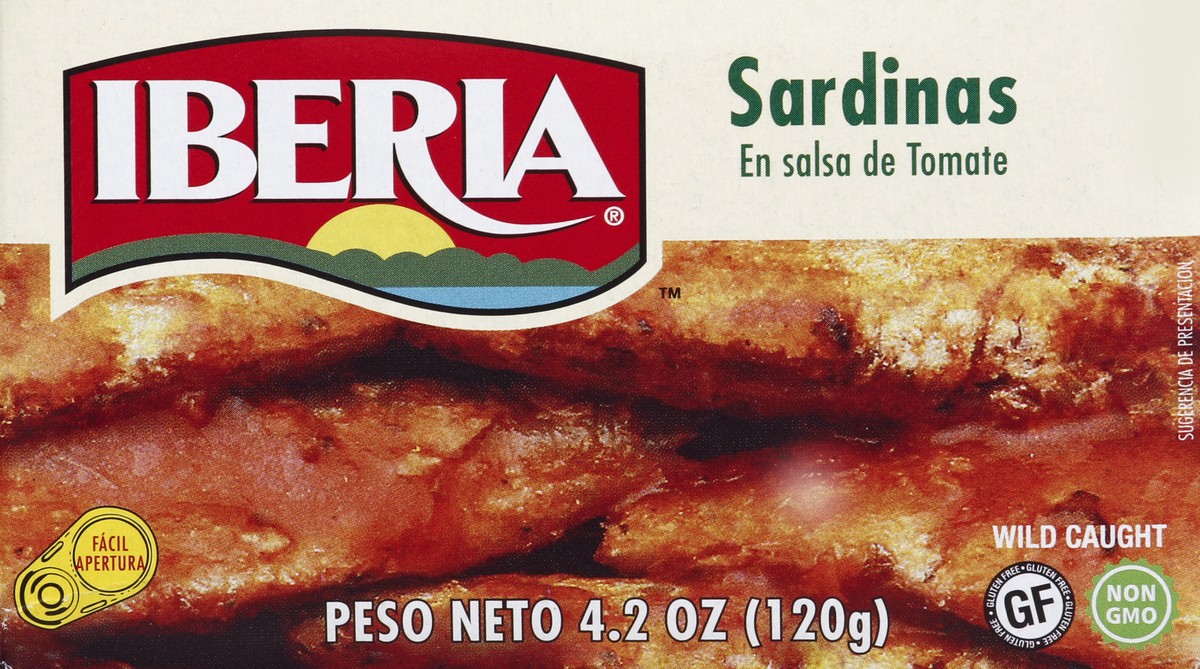 slide 5 of 5, Iberia Sardines in Tomato Sauce - 4.2oz, 4.2 oz