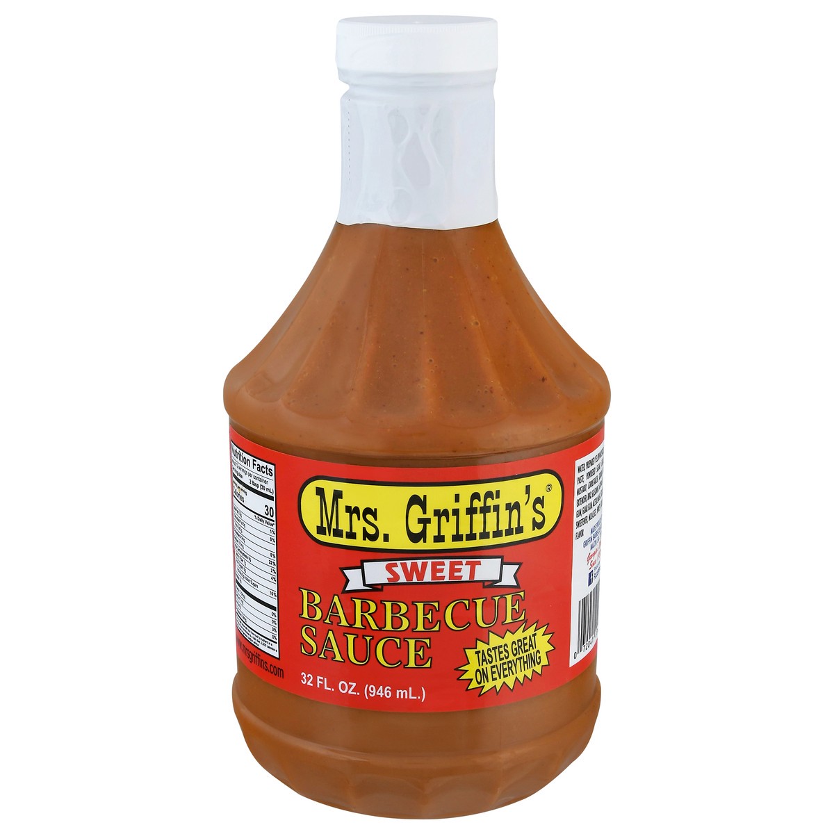 slide 1 of 9, Mrs. Griffin's Sweet Barbecue Sauce 32 fl oz, 32 fl oz