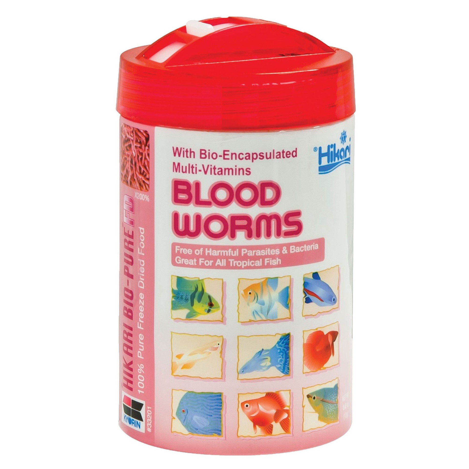 slide 1 of 1, Hikari Bio-Pure Blood Worms, 0.42 oz