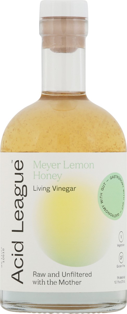 slide 2 of 14, Acid League Meyer Lemon Honey Living Vinegar, 12.7 fl oz