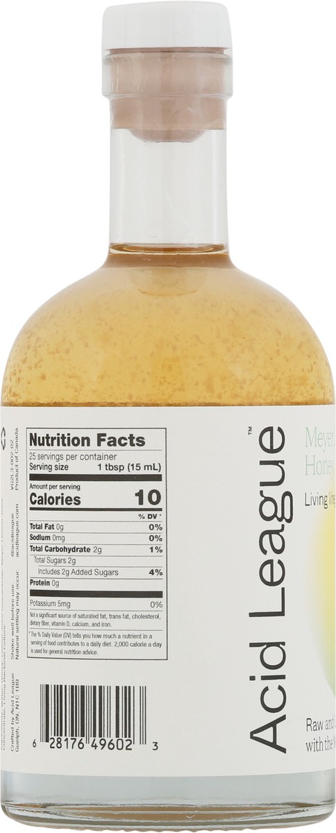 slide 5 of 14, Acid League Meyer Lemon Honey Living Vinegar, 12.7 fl oz