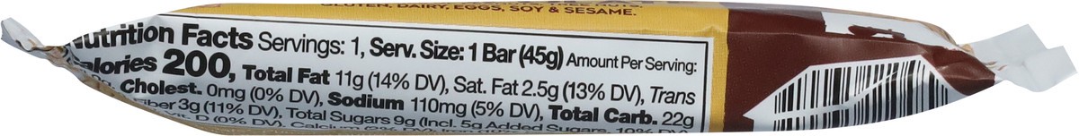 slide 13 of 13, 88 Acres Oatmeal Chocolate Chip Seed + Oat Bar 1.6 oz, 1.6 oz