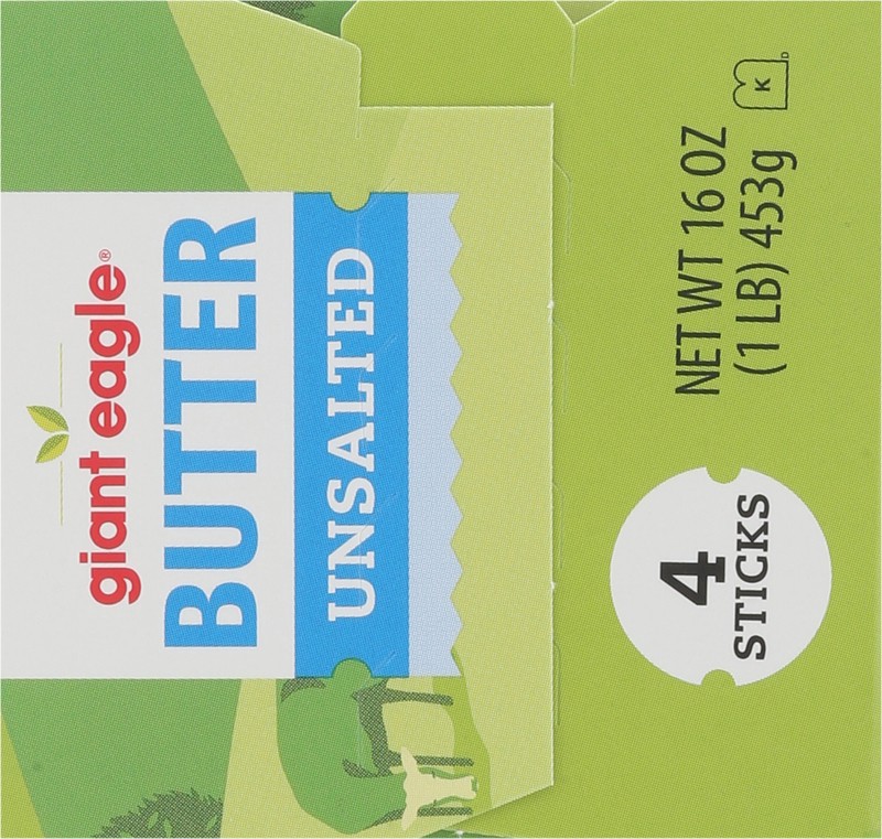 slide 2 of 5, Giant Eagle Unsalted Butter, 16 oz