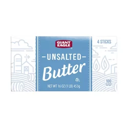 Giant Eagle Unsalted Butter