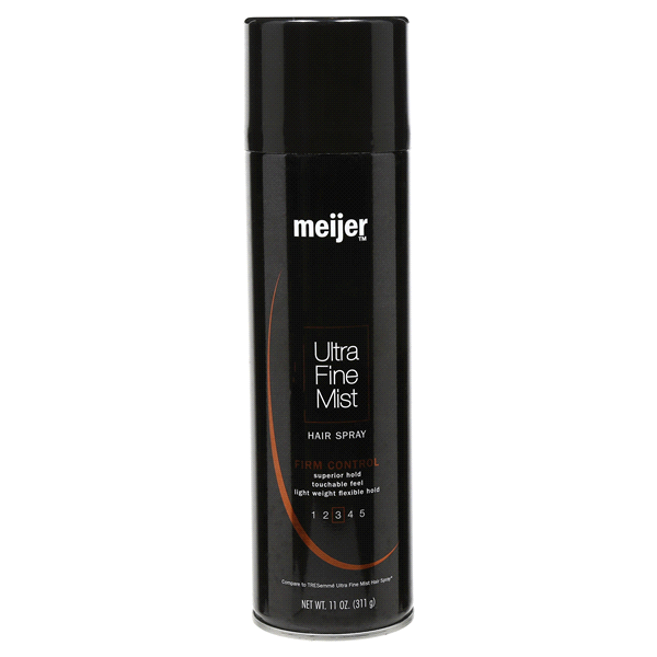 slide 1 of 1, Meijer Ultra Fine Mist Hair Spray, 11 oz