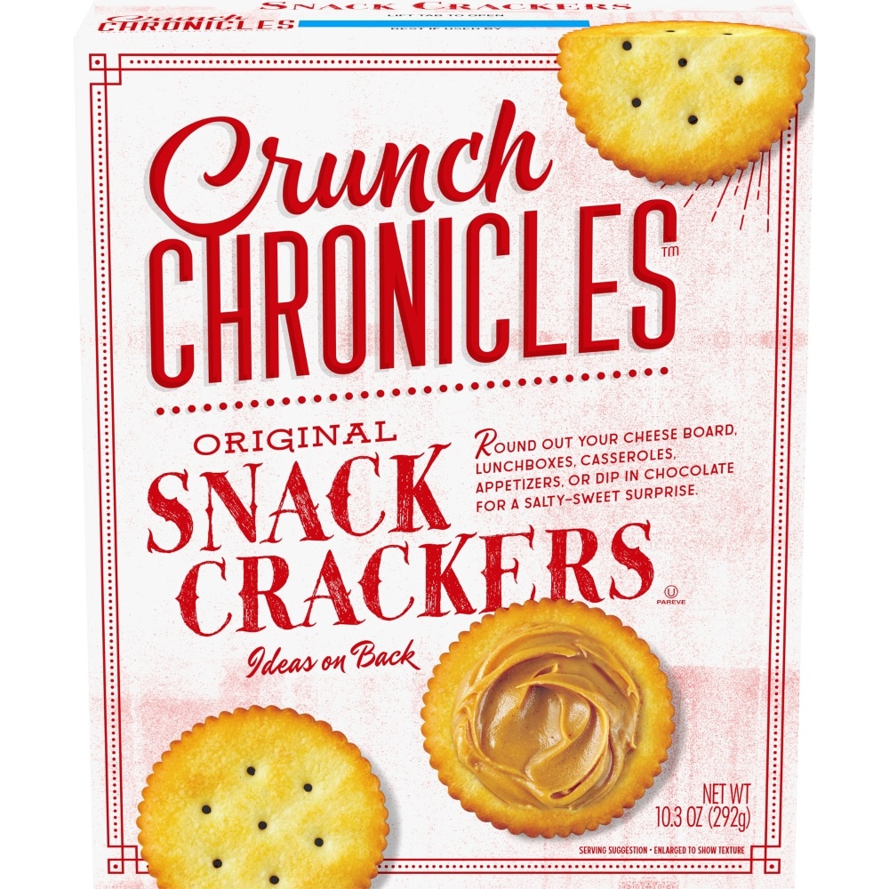 slide 1 of 1, Crunch Chronicles Original Snack Crackers, 10.3 oz